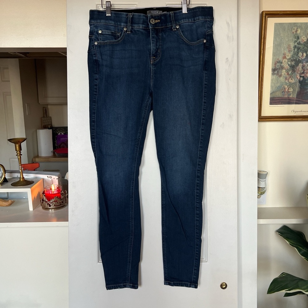 torrid Dark Blue Skinny Jeans